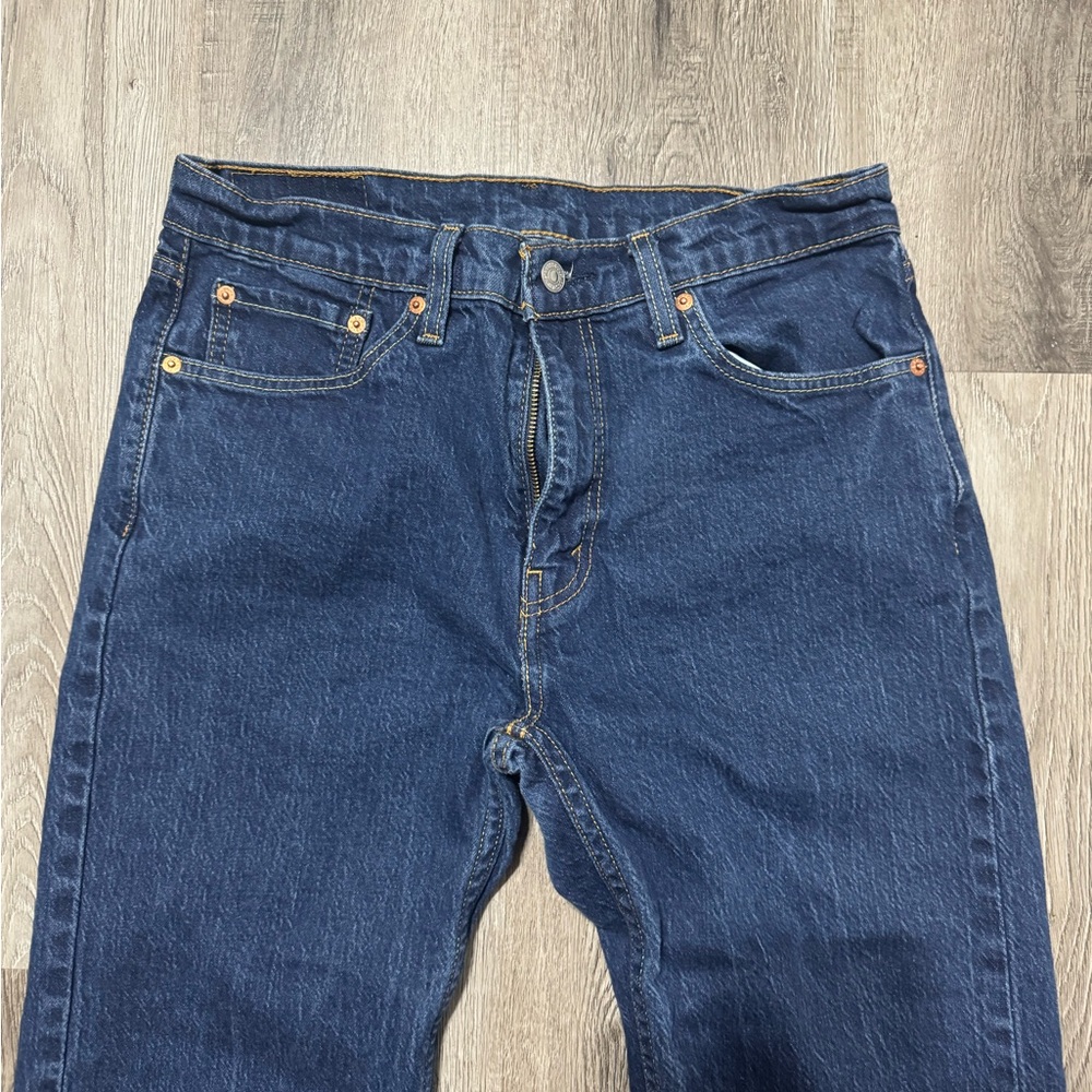 Levi’s Men’s Jeans Blue Washed 31x32 Skinny - Picture 2 of 5